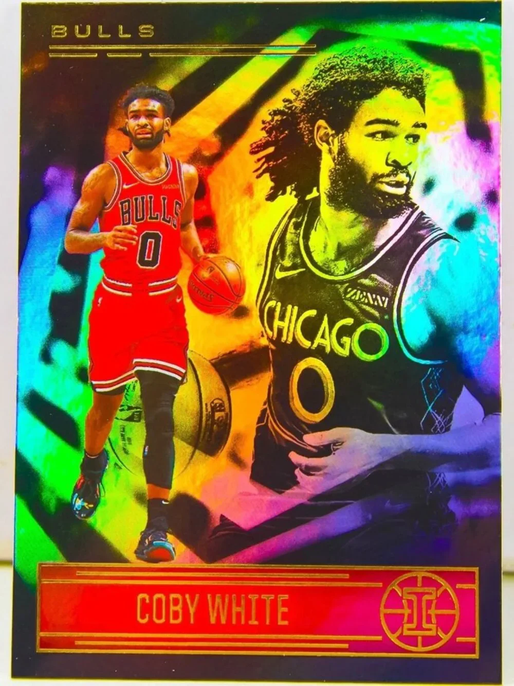 2020-21 Panini Illusions COBY WHITE #86 Bulls (HOLOGRAPHIC RARE)
